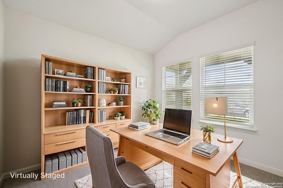 Furnished interior view inside a new home in Estancia Ranch - Premier Series, San Antonio (Image 9). Furnished interior view inside a new home in Estancia Ranch - Premier Series, San Antonio (Image 9).