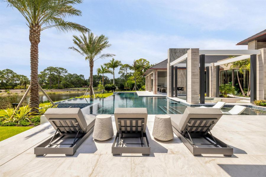 Furnished interior view inside a new home in , Jupiter (Image 11).