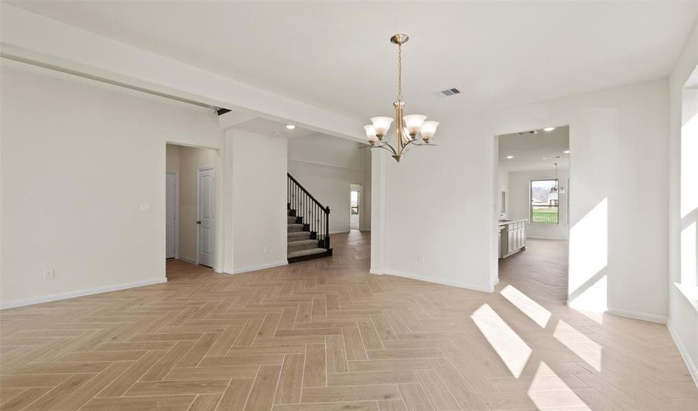 Dining room with access to kitchen (*Photo not of actual home and used for illustration purposes only.)