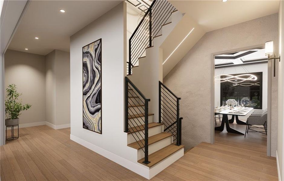 Furnished interior view inside a new home in , Fairburn (Image 5).