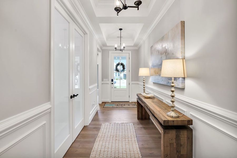Furnished interior view inside a new home in Brunswick Forest, Leland (Image 4).