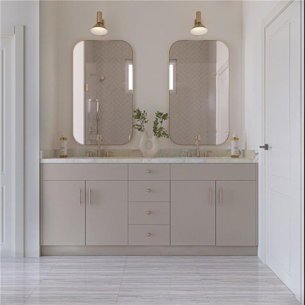 Furnished interior view inside a new home in Aberdeen, Hoschton (Image 10).