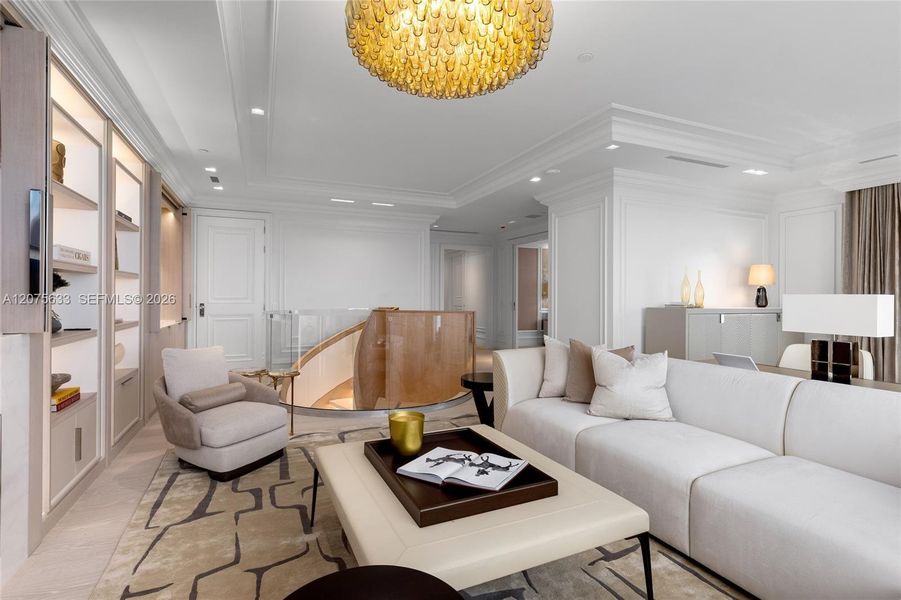 Furnished interior view inside a new home in , Sunny Isles Beach (Image 45).
