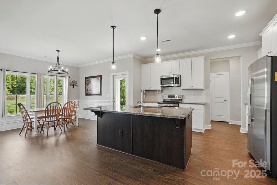 Furnished interior view inside a new home in , Monroe (Image 39).