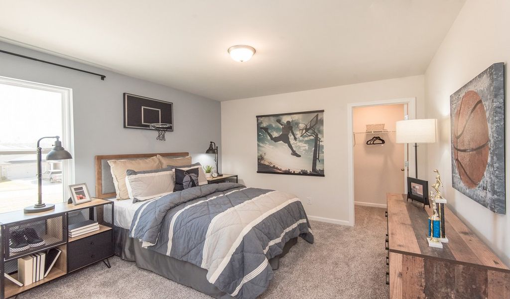 Furnished interior view inside a new home in Creekside at Oxford Park, Fairburn (Image 18).