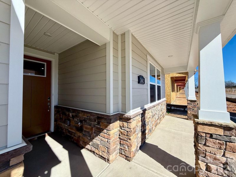 Exterior details and patio area of a home in Westfall, Gastonia (Image 2).