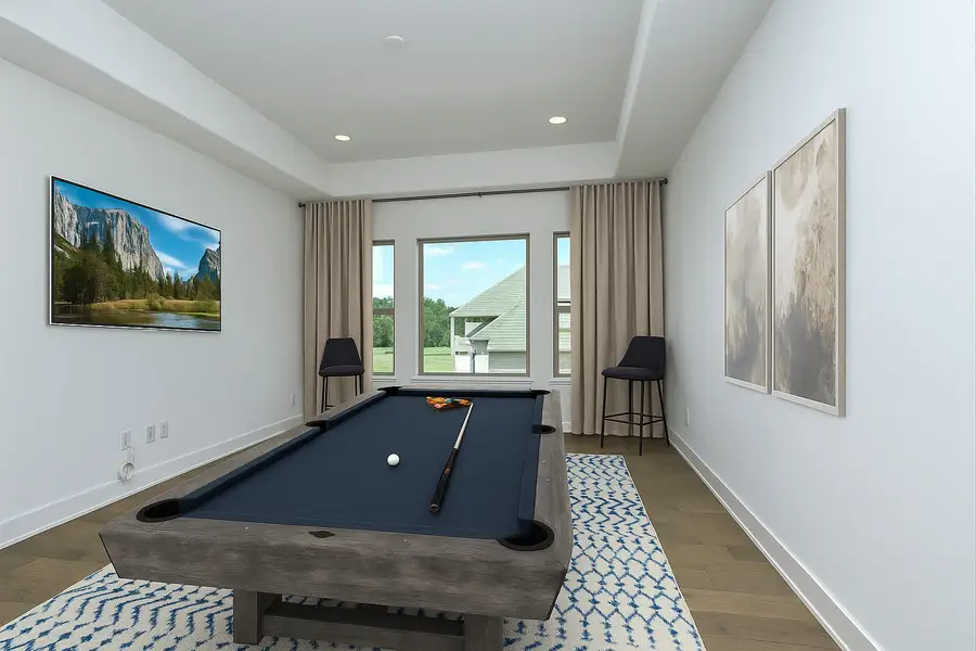 Representative furnished interior of a home built from the Siena III by Giddens Homes in Clearwater Ranch, Liberty Hill (Image 175).