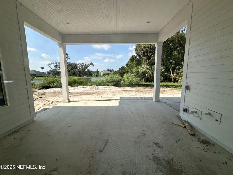 In-progress construction of a new home in Madeira, St. Augustine, FL (Image 36).