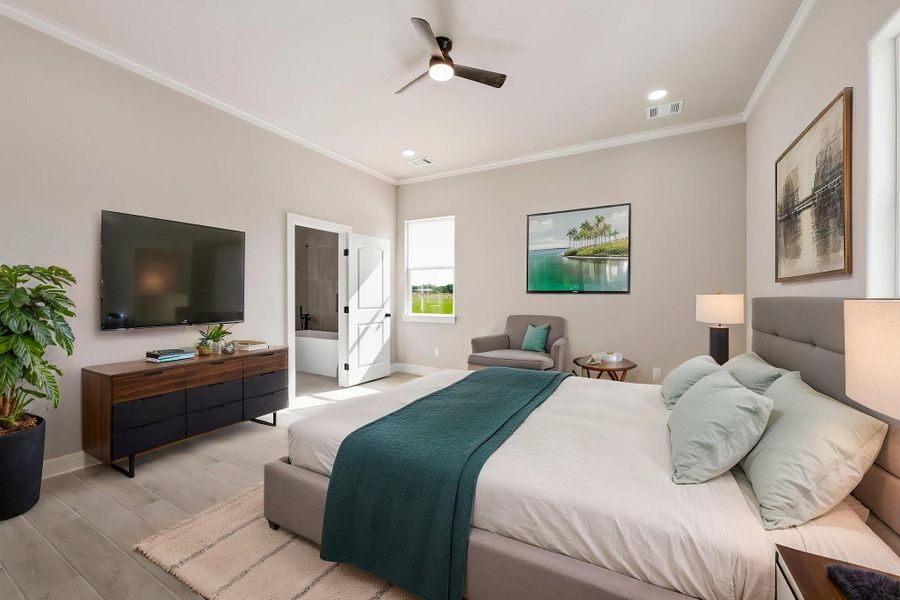 Furnished interior view inside a new home in , Franklin (Image 7).
