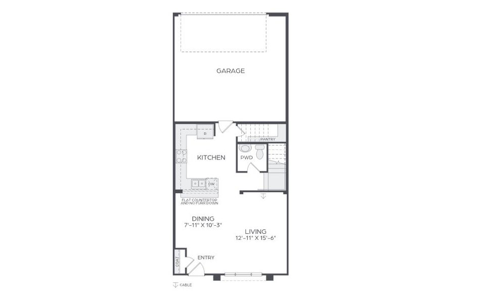 2D floor plan layout for the Julia - modern by Cadence Homes in Karis, Crowley, TX (Image 3). 2D floor plan layout for the Julia - modern by Cadence Homes in Karis, Crowley, TX (Image 3).
