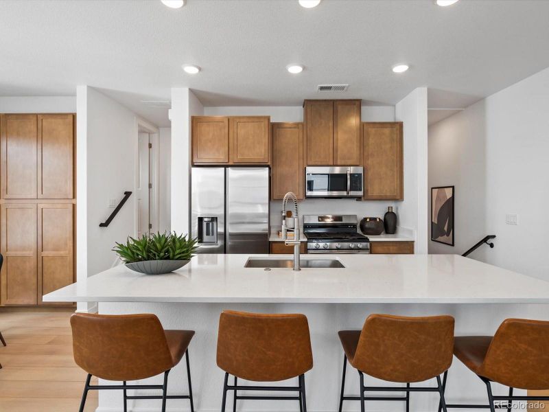 Furnished interior view inside a new home in The Hub at Virginia Village, Denver (Image 7).