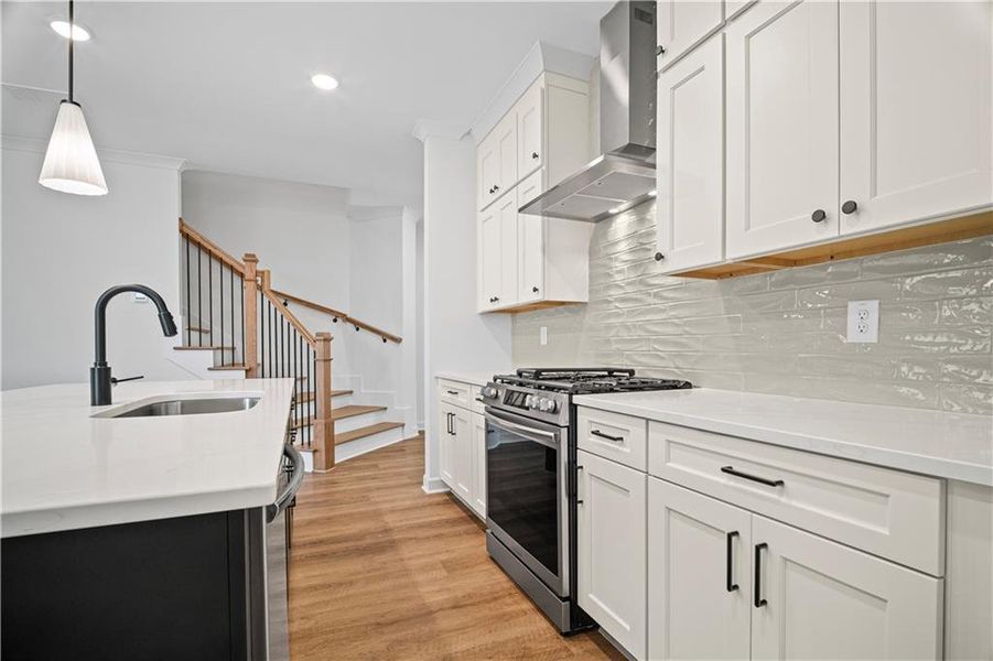 Furnished interior view inside a new home in , Canton (Image 10).