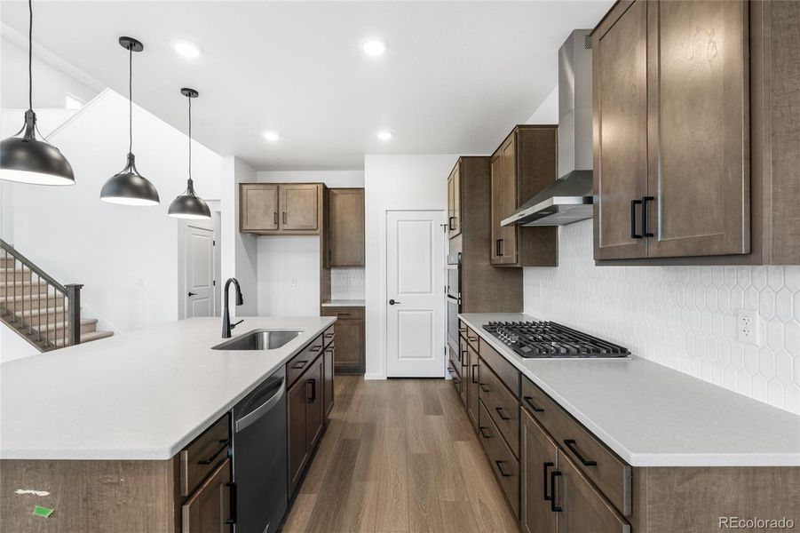 Furnished interior view inside a new home in Harvest Crossing, Aurora (Image 11).