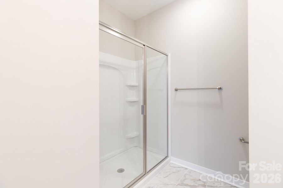 Primary bath walk in shower