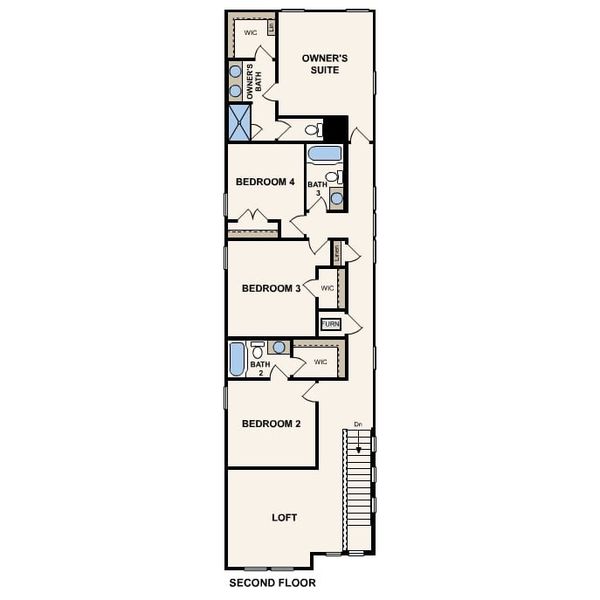 2D floor plan layout for the San Saba II by Century Communities in The Hollows at Avery Centre, Round Rock, TX (Image 5). 2D floor plan layout for the San Saba II by Century Communities in The Hollows at Avery Centre, Round Rock, TX (Image 5).