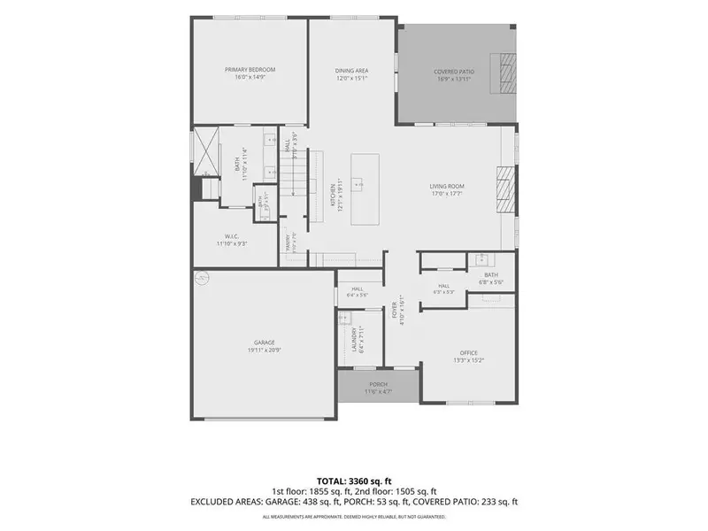 2D floor plan layout of this home in , Buford, GA (Image 4).