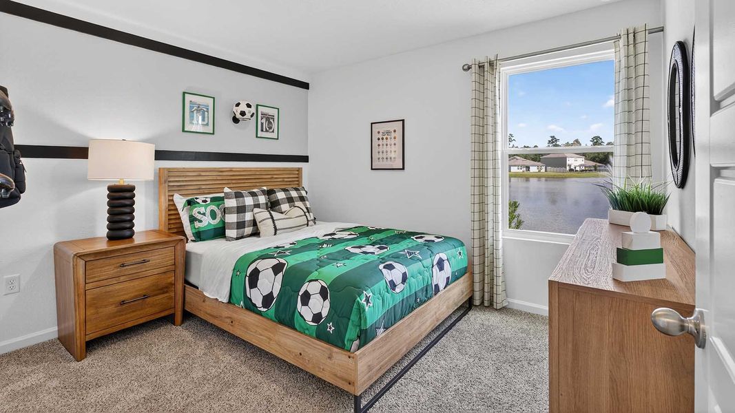 Representative furnished interior of a home built from the HARPER by D.R. Horton in The Arbors, Jacksonville (Image 24).