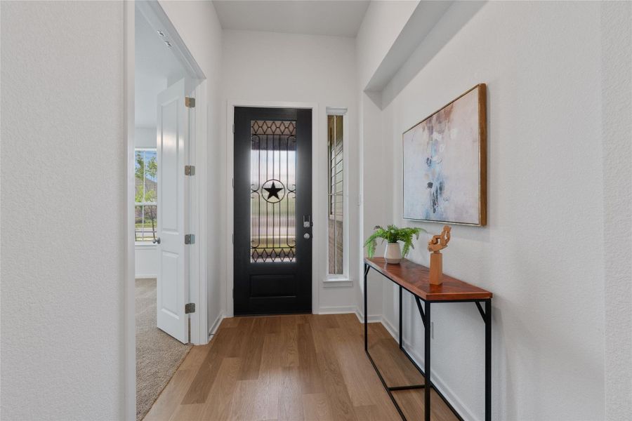 Welcoming entry