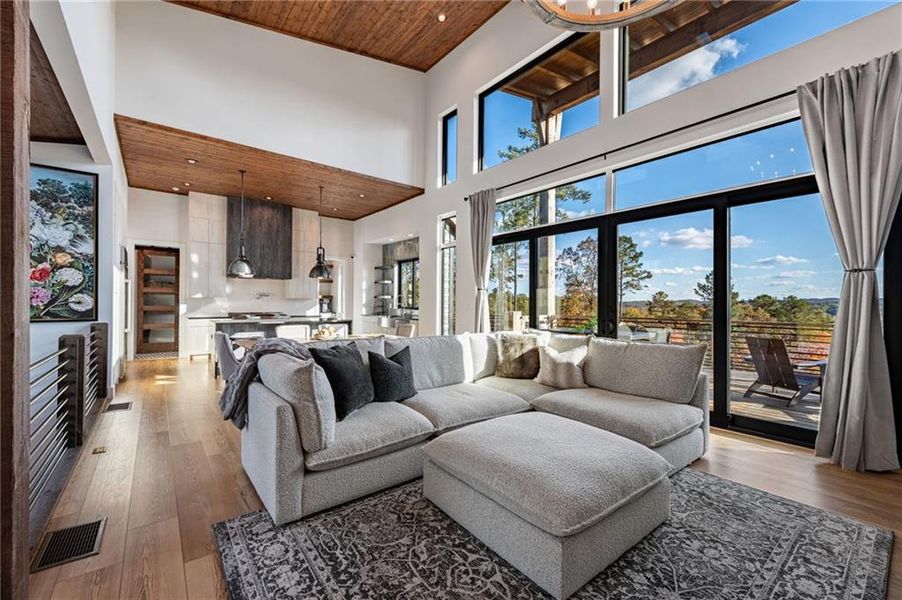 Furnished interior view inside a new home in , Ellijay (Image 35).