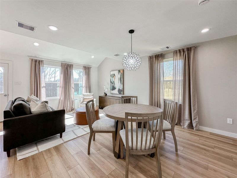 Furnished interior view inside a new home in , Conroe (Image 16).