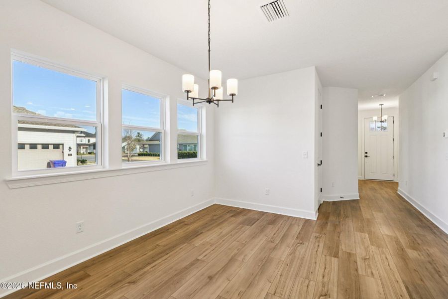 Spacious, unfurnished interior of a new home in Brookside at Shearwater, St. Augustine (Image 39).