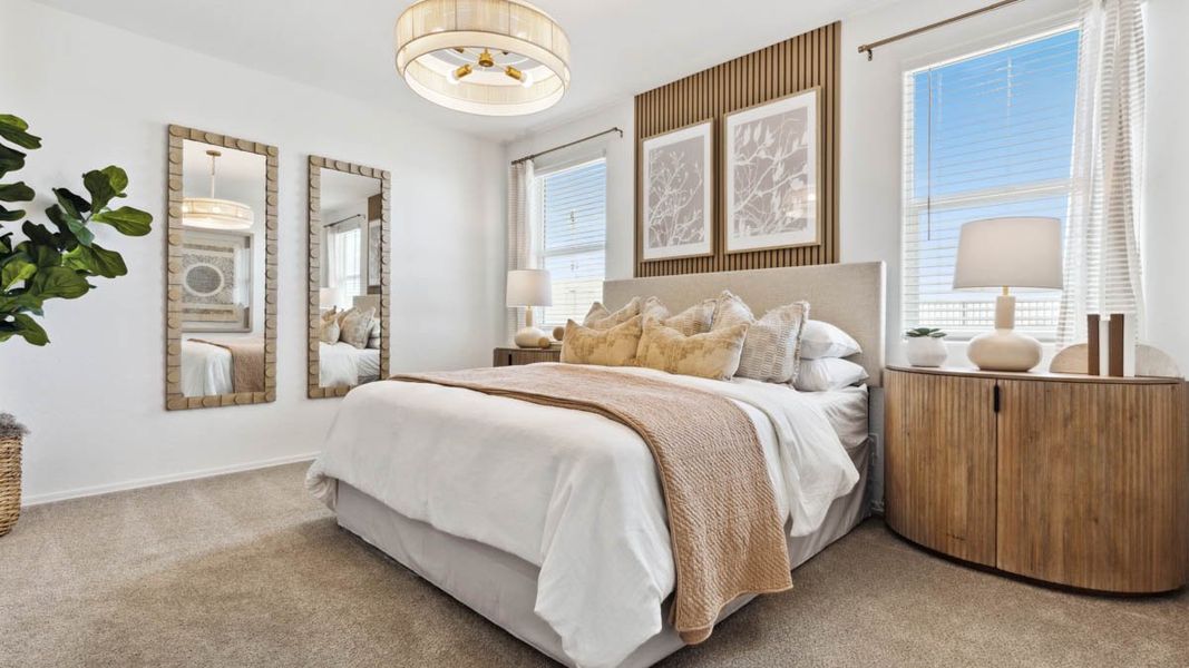 Furnished interior view inside a new home in Moonlight, Maricopa (Image 11).