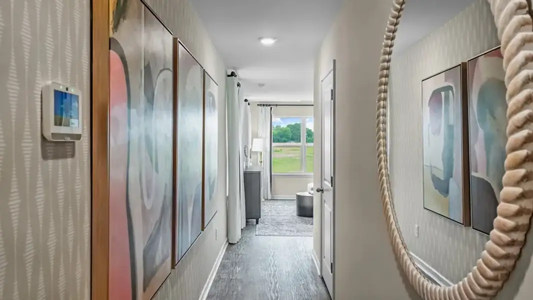 Furnished interior view inside a new home in North Village Townes, Greensboro (Image 3).