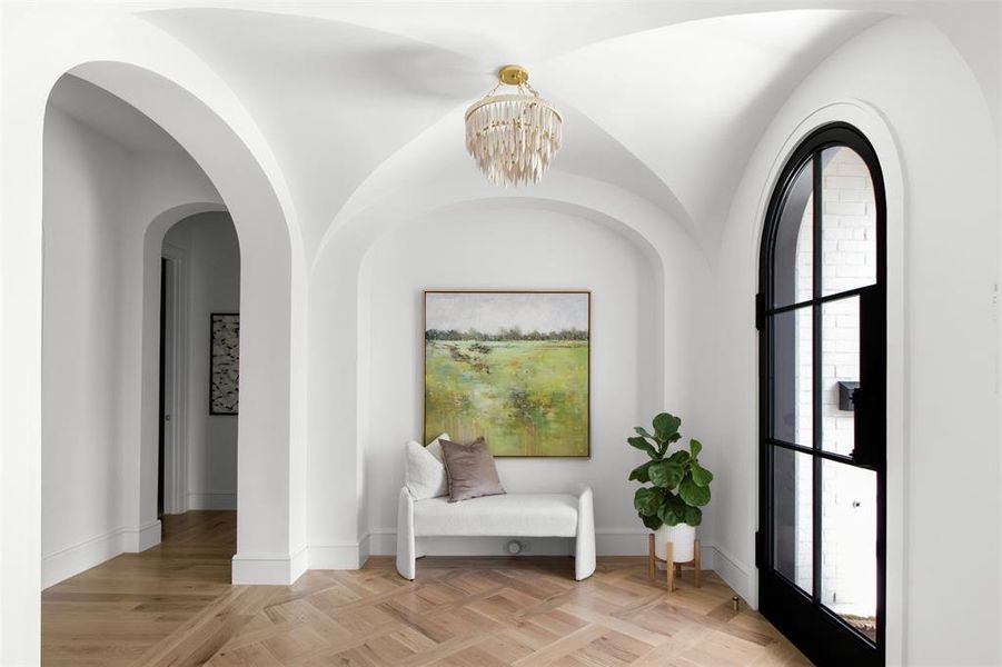 Furnished interior view inside a new home in , Dallas (Image 25).