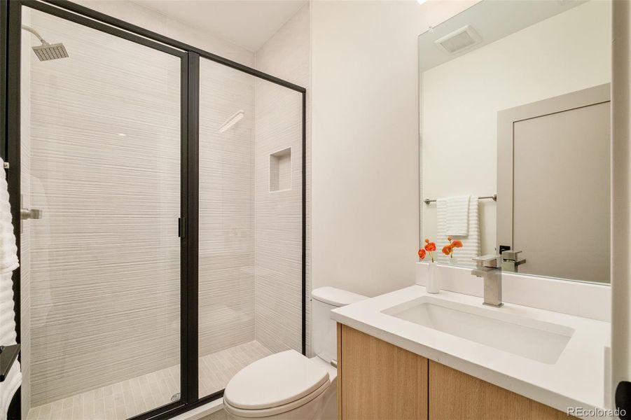 Furnished interior view inside a new home in , Denver (Image 12).