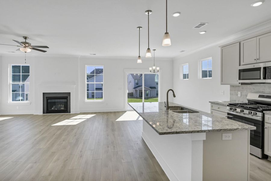 Furnished interior view inside a new home in Ashton Lakes, Lexington (Image 10).