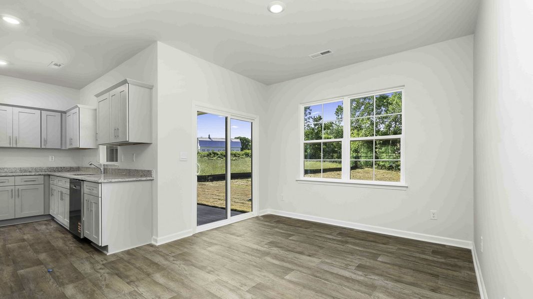 Representative unfurnished interior of a home built from the Mills by D.R. Horton in Waverly Place, Linwood (Image 19). Representative unfurnished interior of a home built from the Mills by D.R. Horton in Waverly Place, Linwood (Image 19).