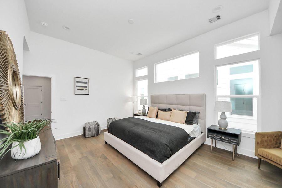 Furnished interior view inside a new home in Yale Terrace, Houston (Image 16).