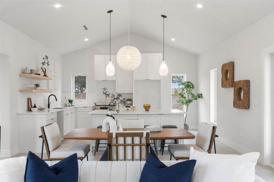 Furnished interior view inside a new home in , Wimberley (Image 5).