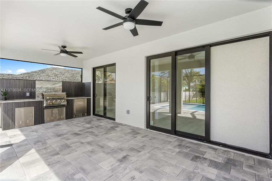 Exterior details and patio area of a home in , Cape Coral (Image 29). Exterior details and patio area of a home in , Cape Coral (Image 29).