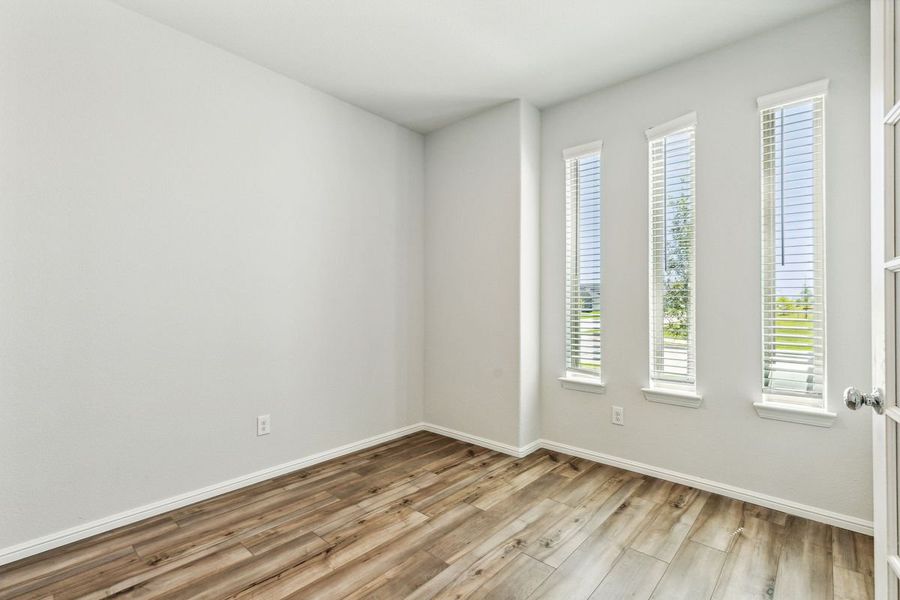 Study/ Home office in the Sapphire home plan by Trophy Signature Homes – REPRESENTATIVE PHOTO Study/ Home office in the Sapphire home plan by Trophy Signature Homes – REPRESENTATIVE PHOTO