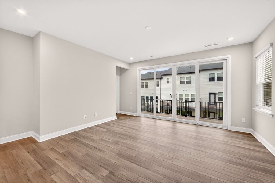 Spacious, unfurnished interior of a new home in Archer Row, Charlotte (Image 20). Spacious, unfurnished interior of a new home in Archer Row, Charlotte (Image 20).