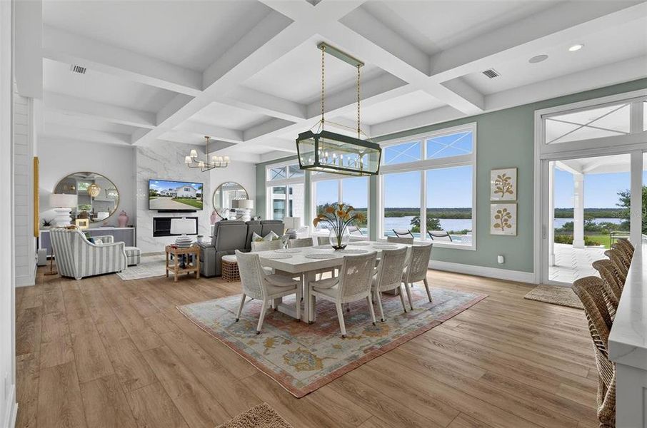 Furnished interior view inside a new home in , St. Augustine (Image 5).