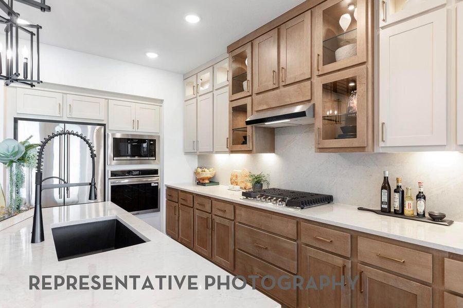Furnished interior view inside a new home in Easton Park, Austin (Image 7).