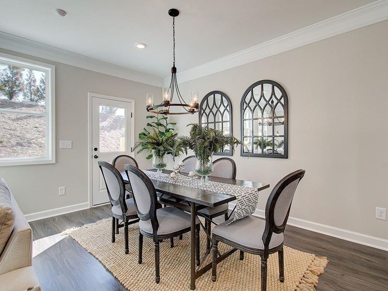 Furnished interior view inside a new home in Wilkins Walk, Mableton (Image 12).