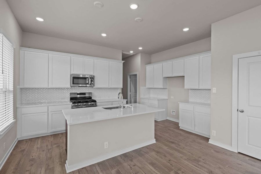 Furnished interior view inside a new home in The Crossvine, Schertz (Image 4). Furnished interior view inside a new home in The Crossvine, Schertz (Image 4).