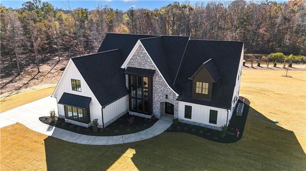 Front exterior of a new home in , Brooks, GA, highlighting curb appeal (Image 26).