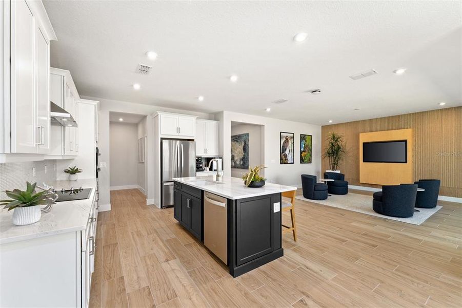 Furnished interior view inside a new home in Meridian Parks, Orlando (Image 10).