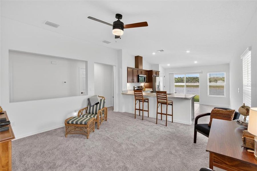 Furnished interior view inside a new home in , Palmetto (Image 18). Furnished interior view inside a new home in , Palmetto (Image 18).