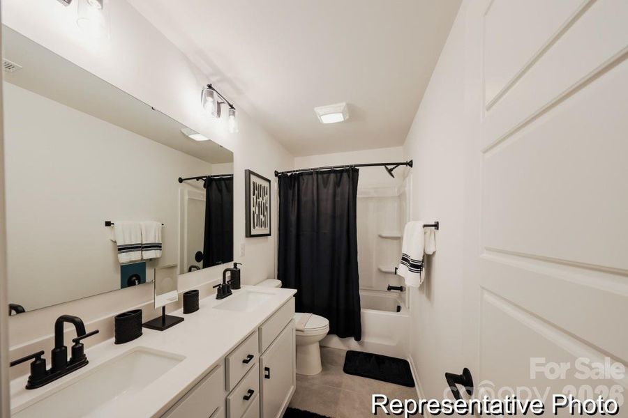 Furnished interior view inside a new home in Huntington Hills, Lincolnton (Image 13).