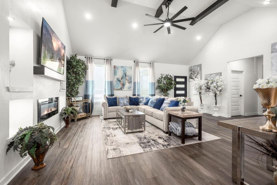 Furnished interior view inside a new home in , Huffman (Image 10). Furnished interior view inside a new home in , Huffman (Image 10).