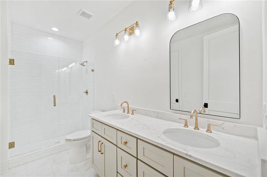 Furnished interior view inside a new home in , Holly Springs (Image 34). Furnished interior view inside a new home in , Holly Springs (Image 34).