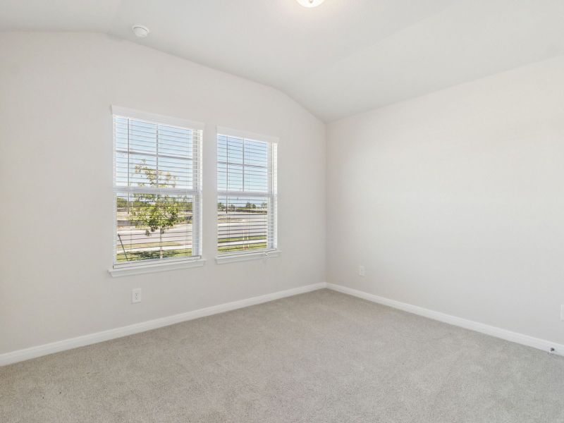 Spacious, unfurnished interior of a new home in Legendary Trails - Classic Series, Cibolo (Image 28).