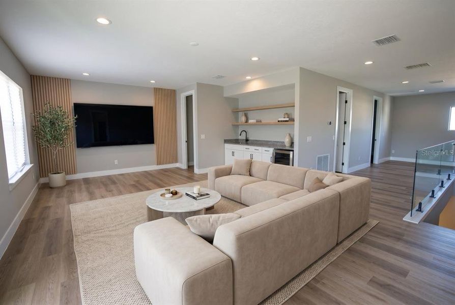 Furnished interior view inside a new home in Bella Collina, Montverde (Image 7).