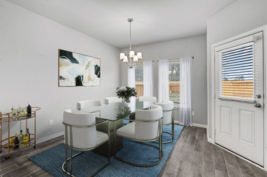 Representative furnished interior of a home built from the Floor Plan 1774 by Colina Homes in Rollingbrook Estates, Baytown (Image 7).