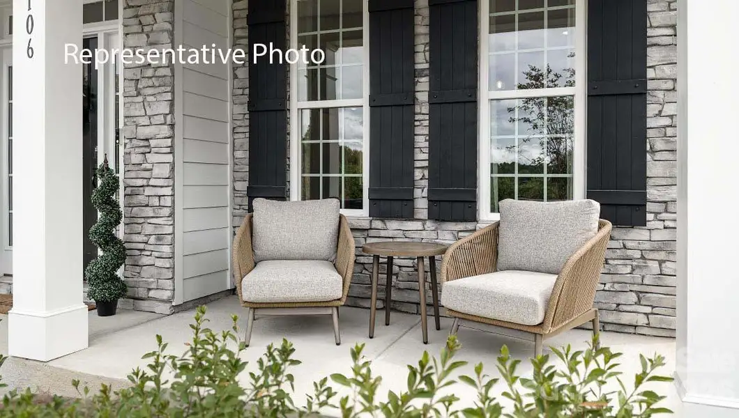 Exterior details and patio area of a home in Sylvan Creek, Denver (Image 22).